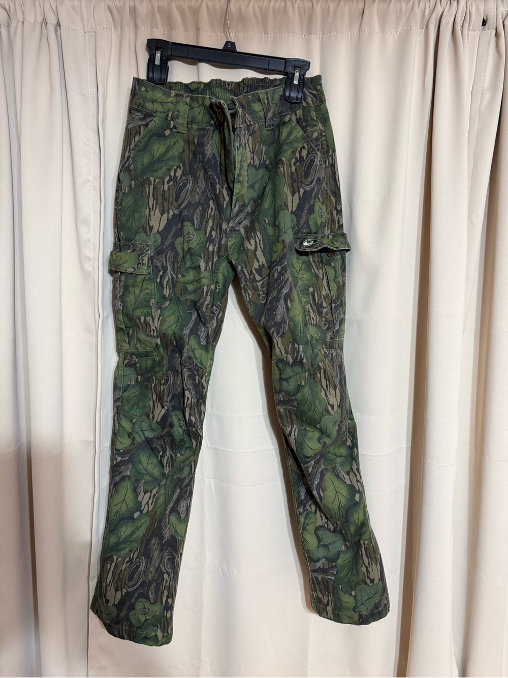 Mossy oak full foliage cotton mill pants medium